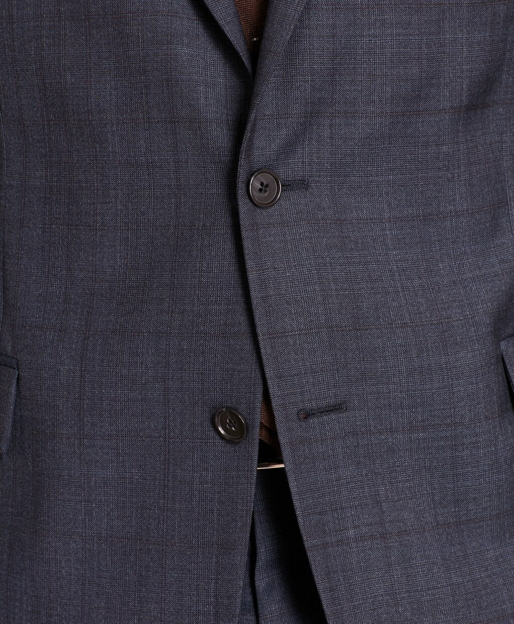 Brooks Brothers Men Regent Fit Saxxon™ Wool Blue Plaid 1818 Suit