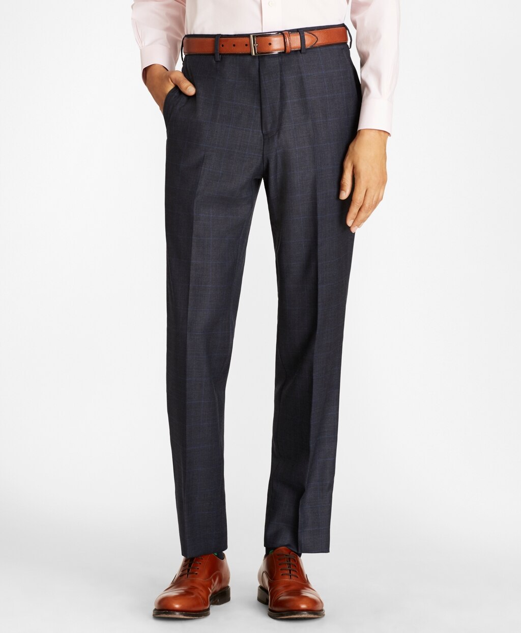 Brooks Brothers Men Regent Fit Plaid 1818 Suit