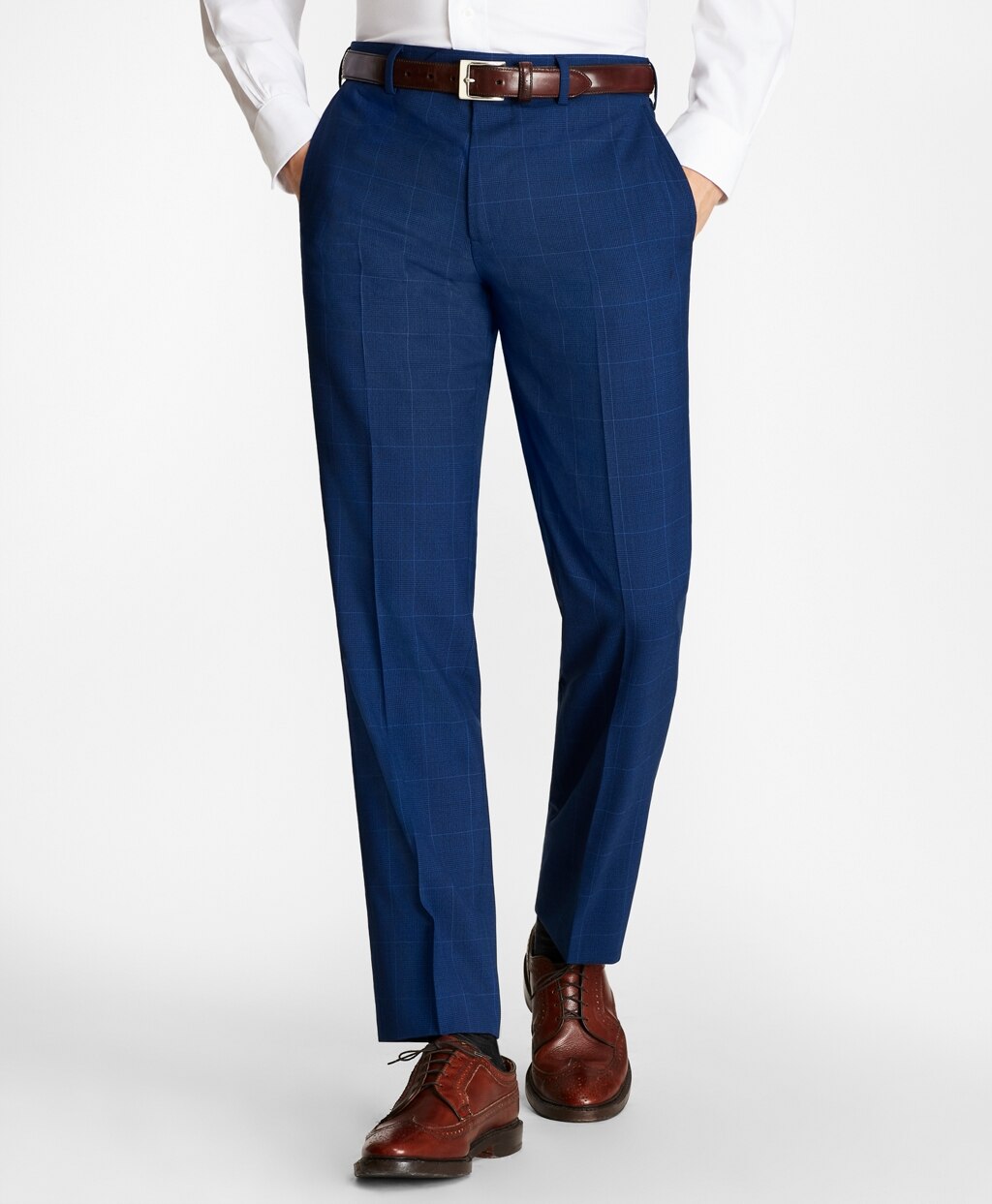 Brooks Brothers Men Regent Fit Plaid 1818 Suit
