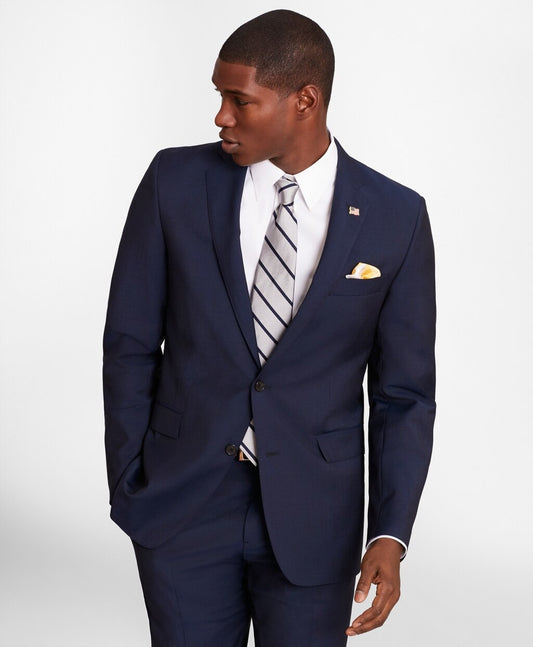 Brooks Brothers Men Regent Fit Plain Weave 1818 Suit