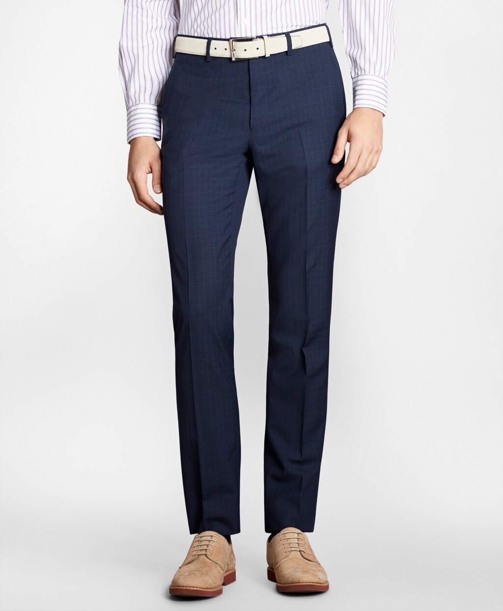 Brooks Brothers Men Milano Fit  Textured Weave 1818 Suit
