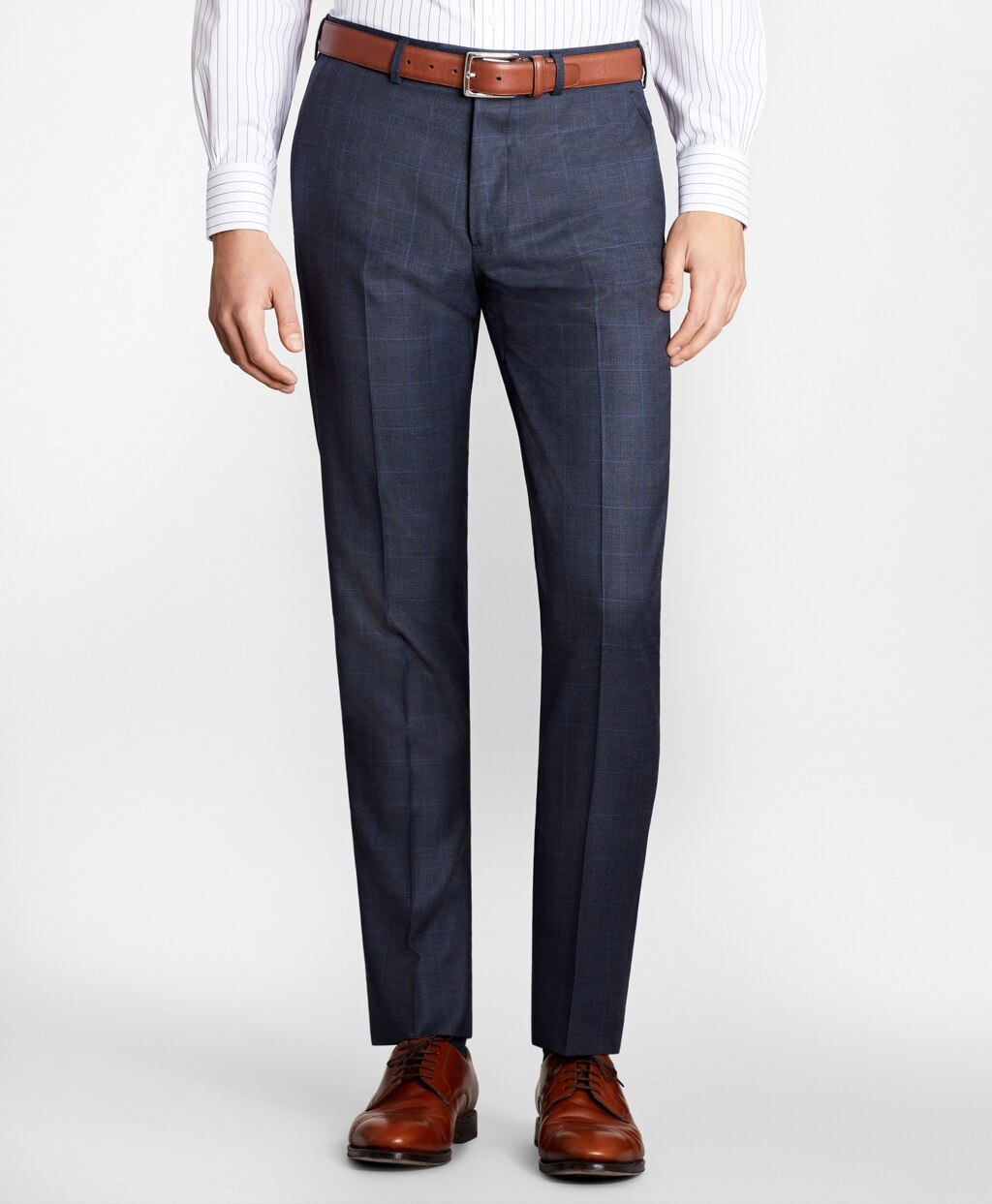 Brooks Brothers Men Milano Fit Plaid 1818 Suit