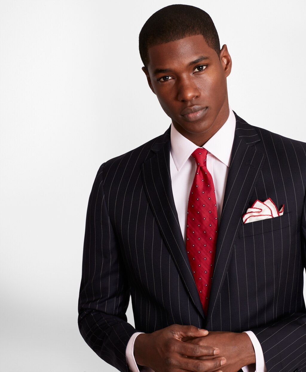 Brooks Brothers Men BrooksGate™ Regent-Fit Bead-Stripe Twill Suit Jacket