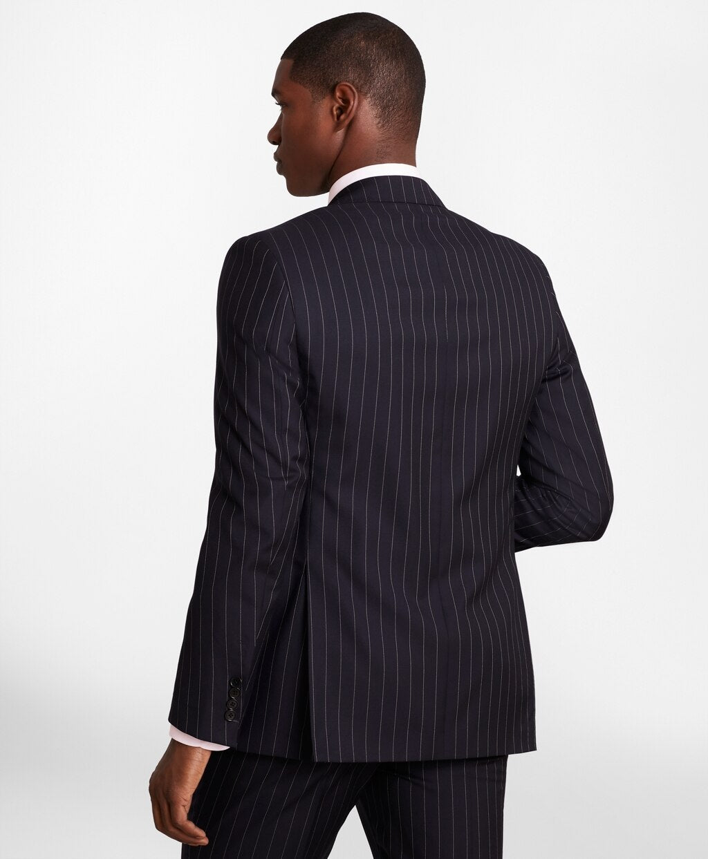 Brooks Brothers Men BrooksGate™ Regent-Fit Bead-Stripe Twill Suit Jacket