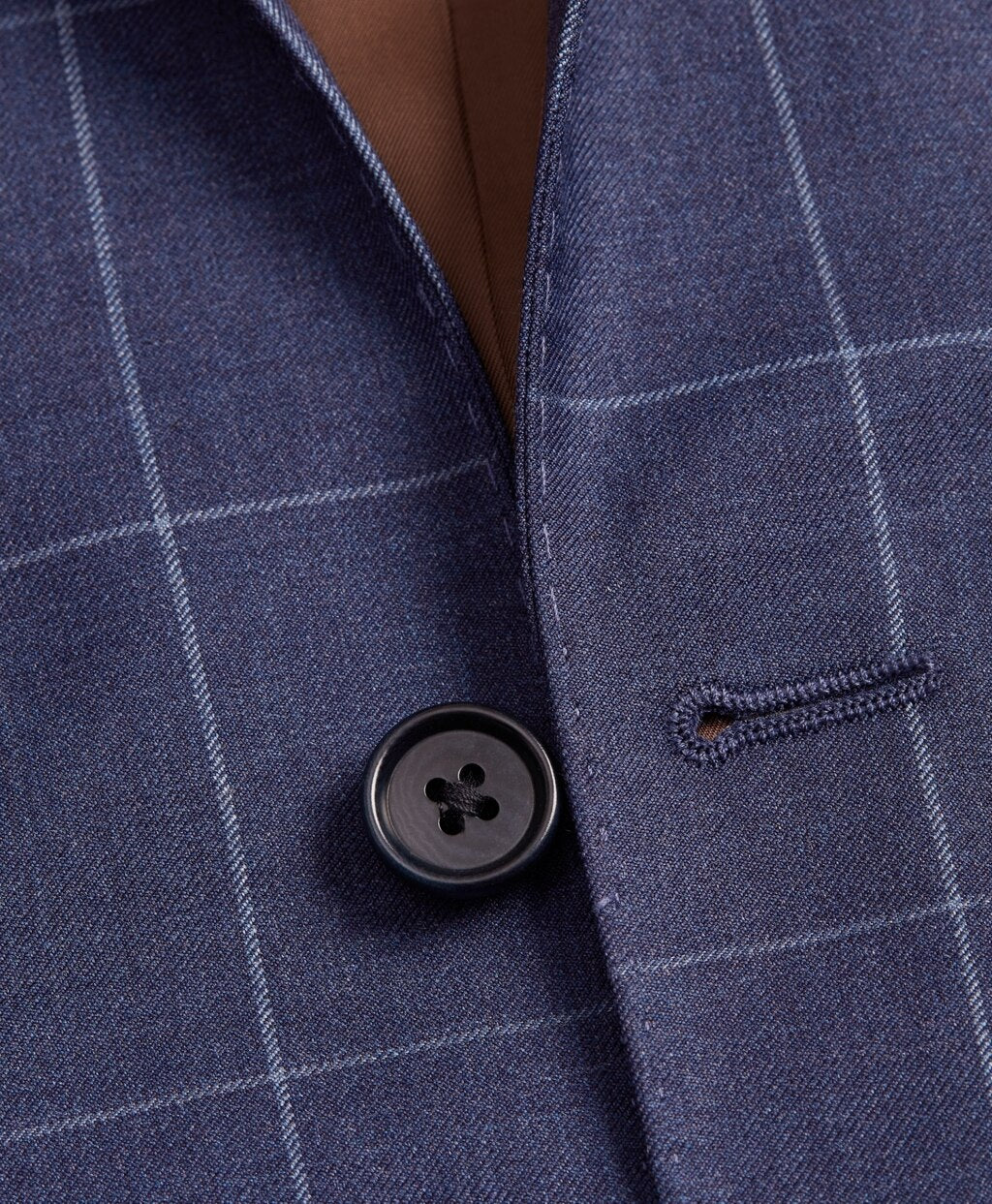 Brooks Brothers Men BrooksGate™ Regent-Fit Windowpane Wool Twill Suit Jacket