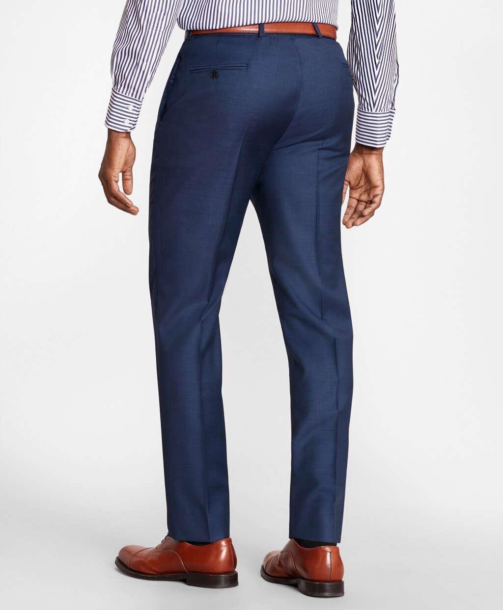 Brooks Brothers Men BrooksGate™ Regent-Fit Wool Twill Suit Pants