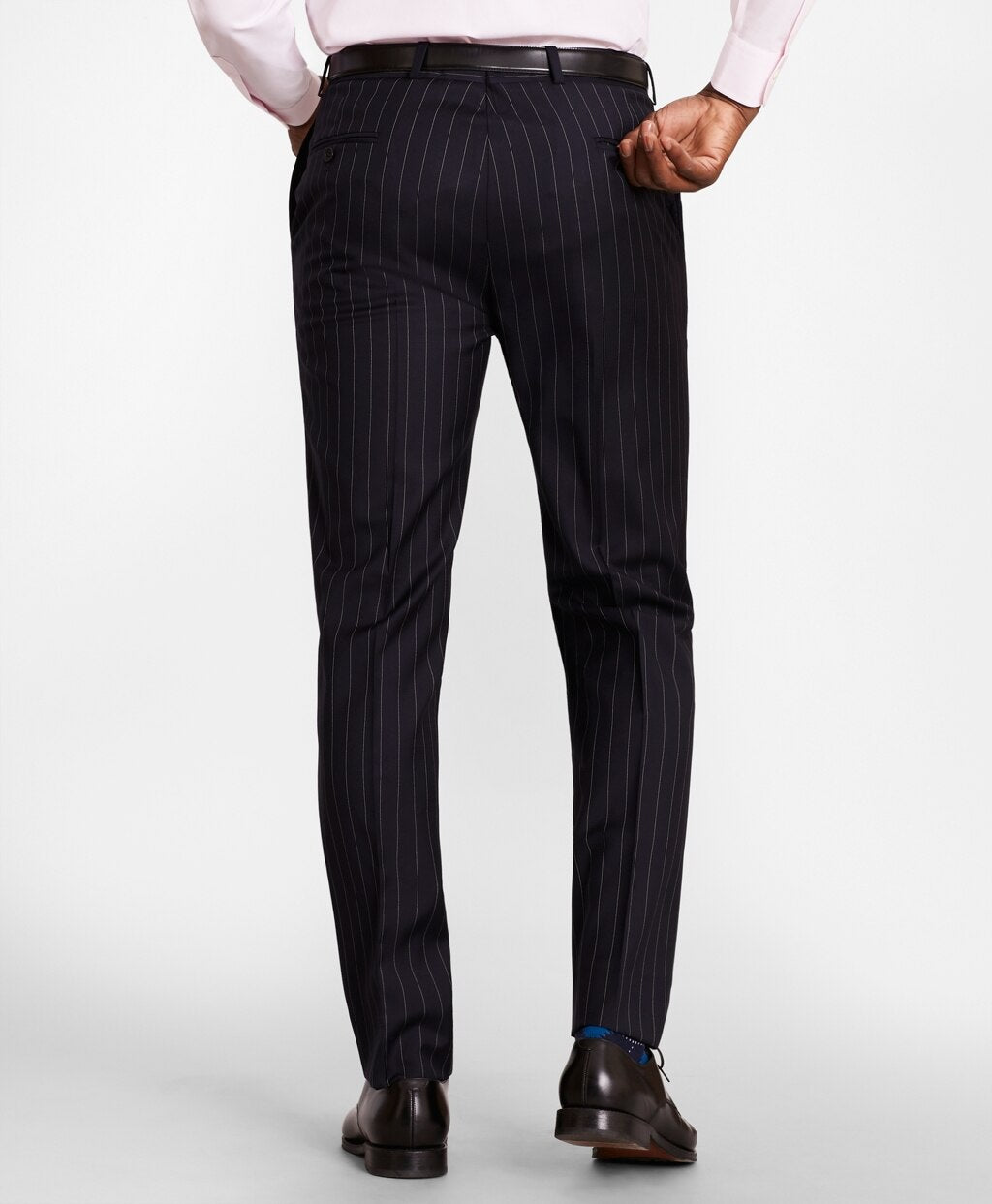 Brooks Brothers Men BrooksGate™ Regent-Fit Bead-Stripe Wool Twill Suit Pants