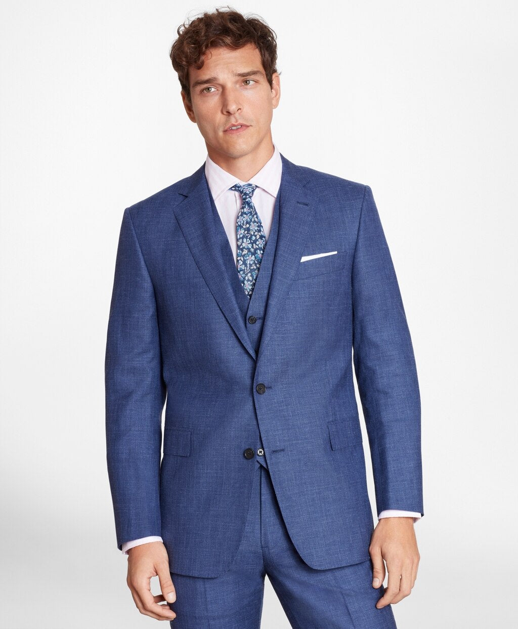 Brooks Brothers Men Regent Fit Wool Blend 1818 Suit