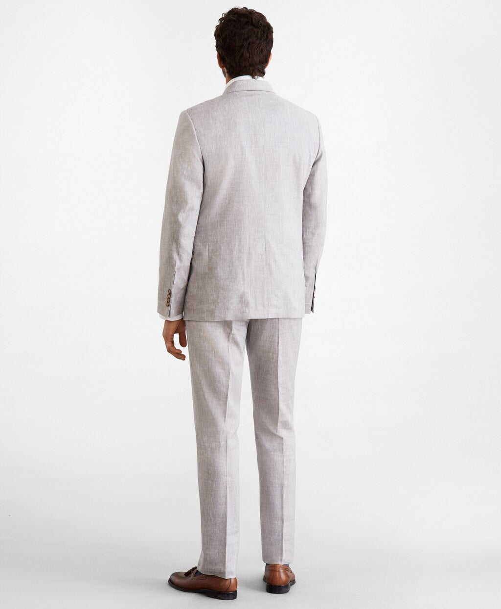 Brooks Brothers Men Regent Fit Linen Blend 1818 Suit