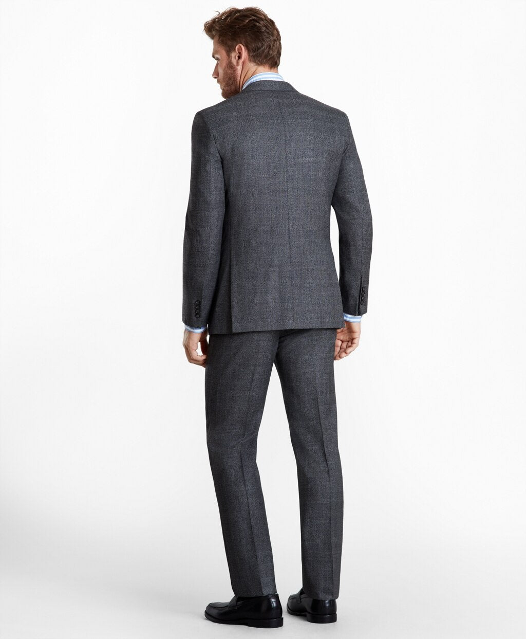 Brooks Brothers Men Regent Fit Glen Plaid 1818 Suit