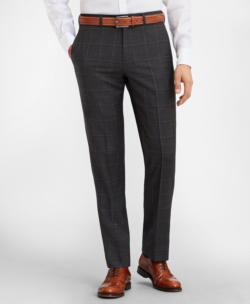 Brooks Brothers Men Regent Fit Multi-Plaid 1818 Suit