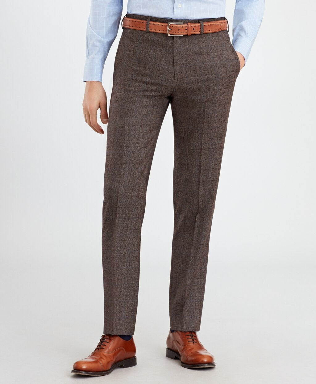 Brooks Brothers Men Regent Fit Three-Button Multi-Plaid 1818 Suit