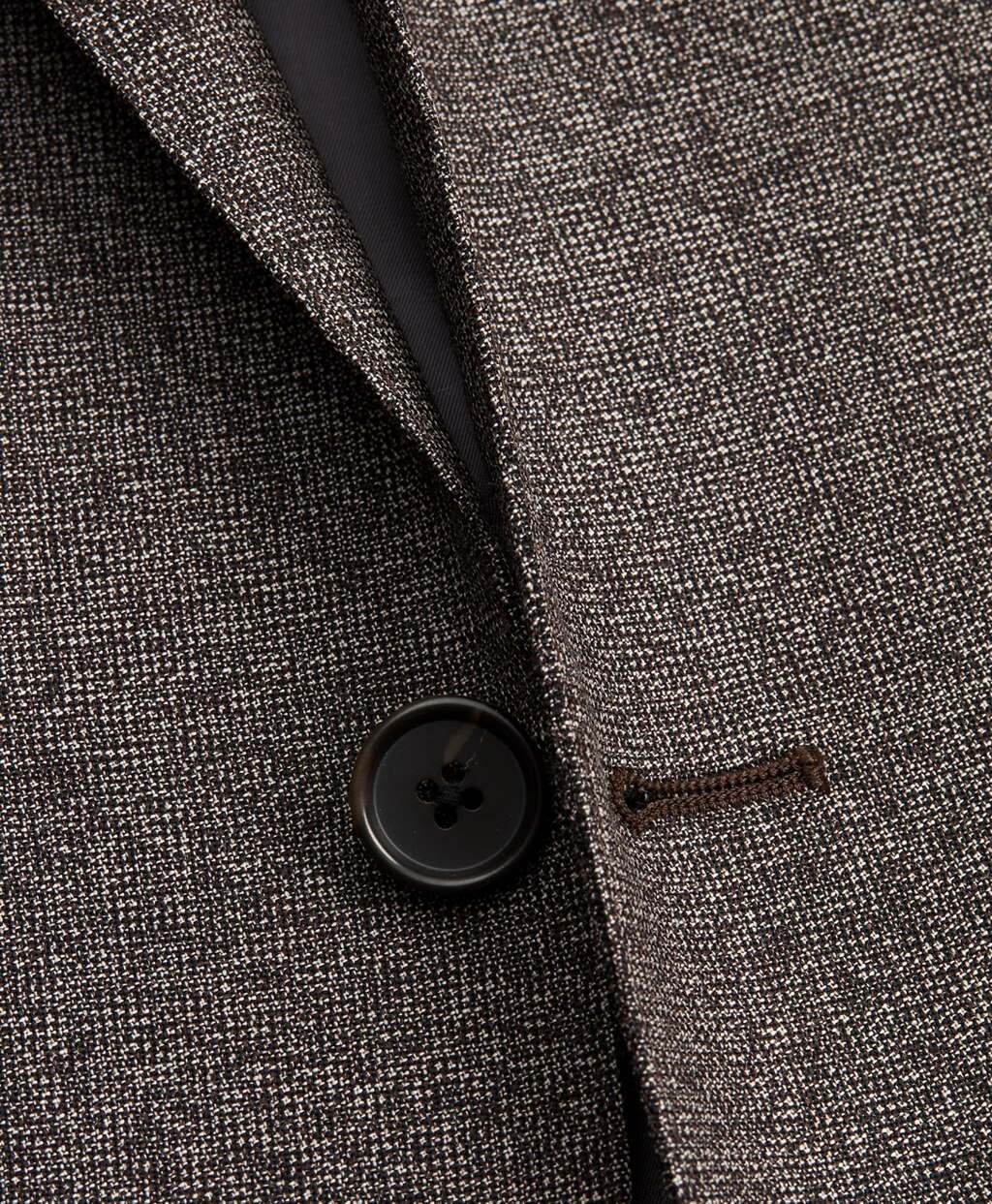 Brooks Brothers Men Regent Fit Two-Button Grey Black 1818 Suit