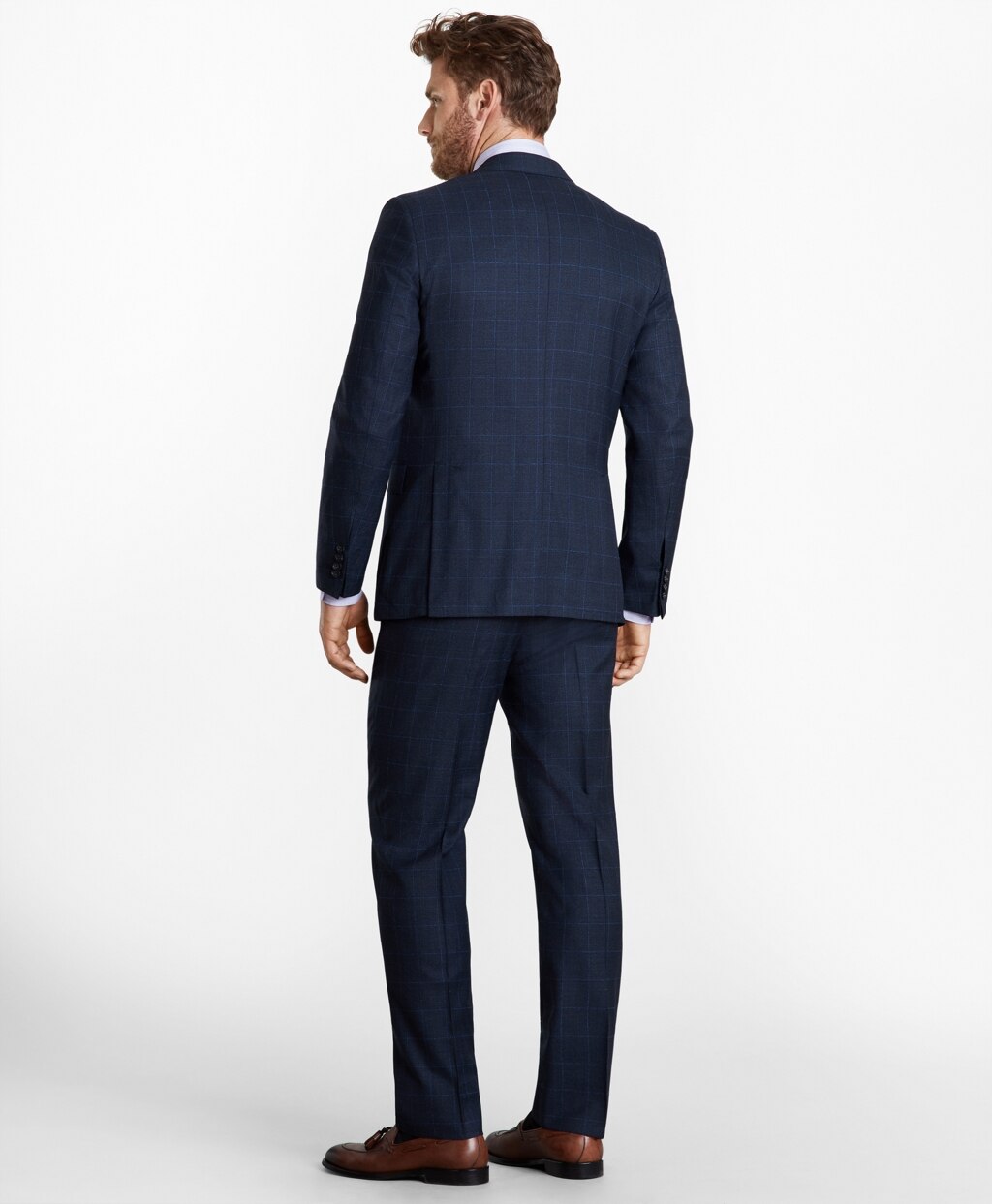 Brooks Brothers Men Regent Fit Check 1818 Suit