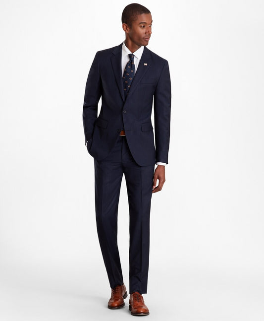 Brooks Brothers Men Milano Fit Pinstripe 1818 Suit