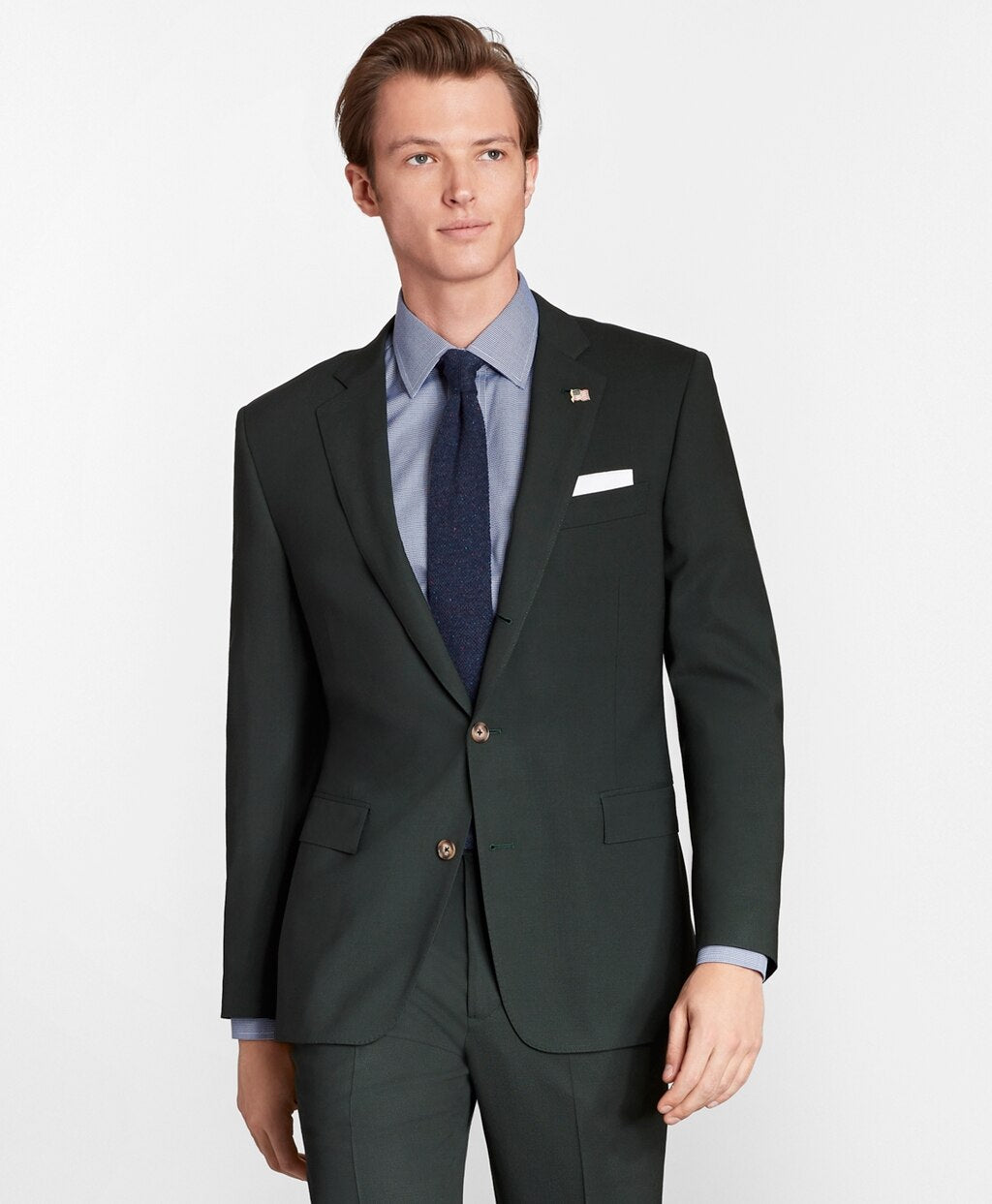Brooks Brothers Men Regent Fit Three-Button 1818 Suit