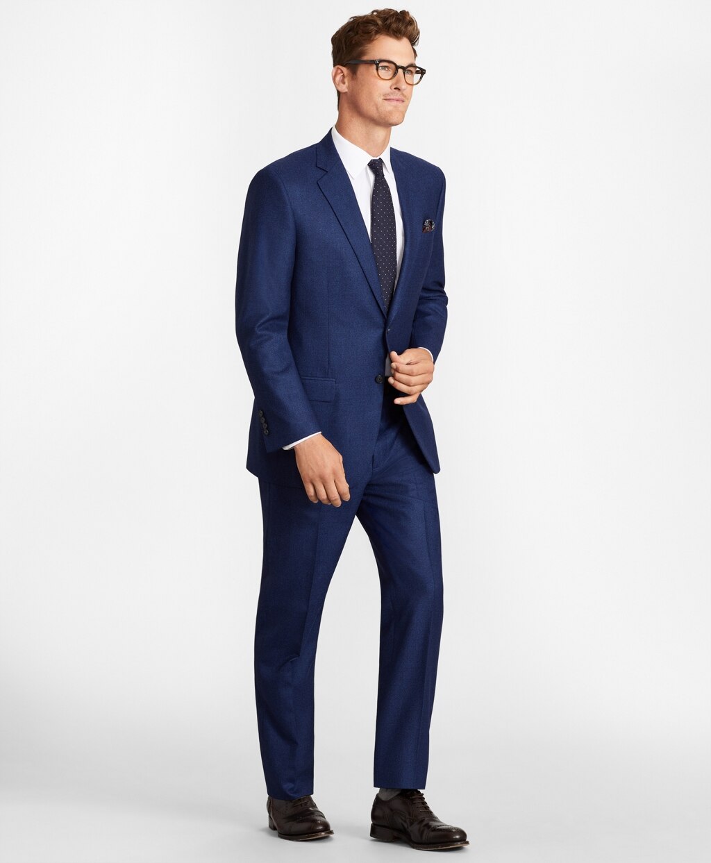 Brooks Brothers Men Madison Fit Two-Button 1818 Suit