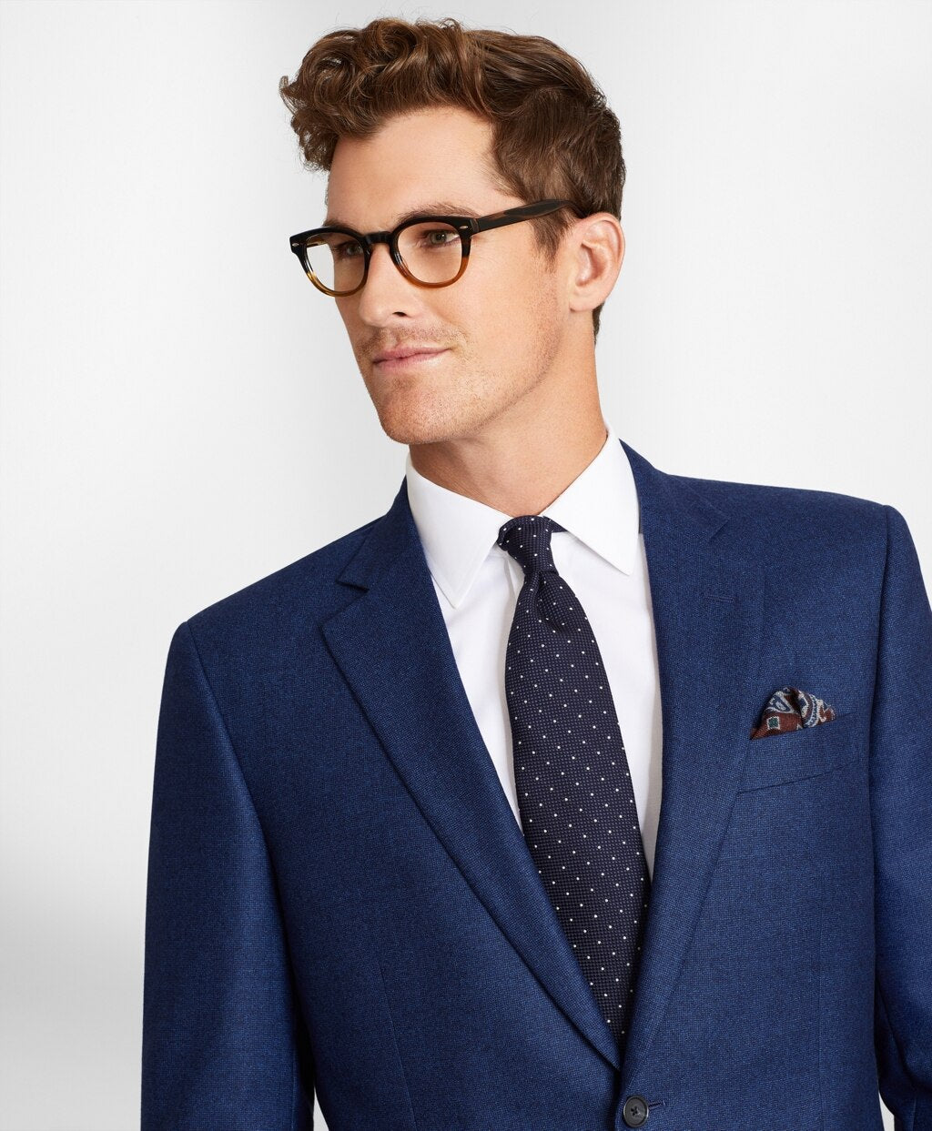 Brooks Brothers Men Madison Fit Two-Button 1818 Suit