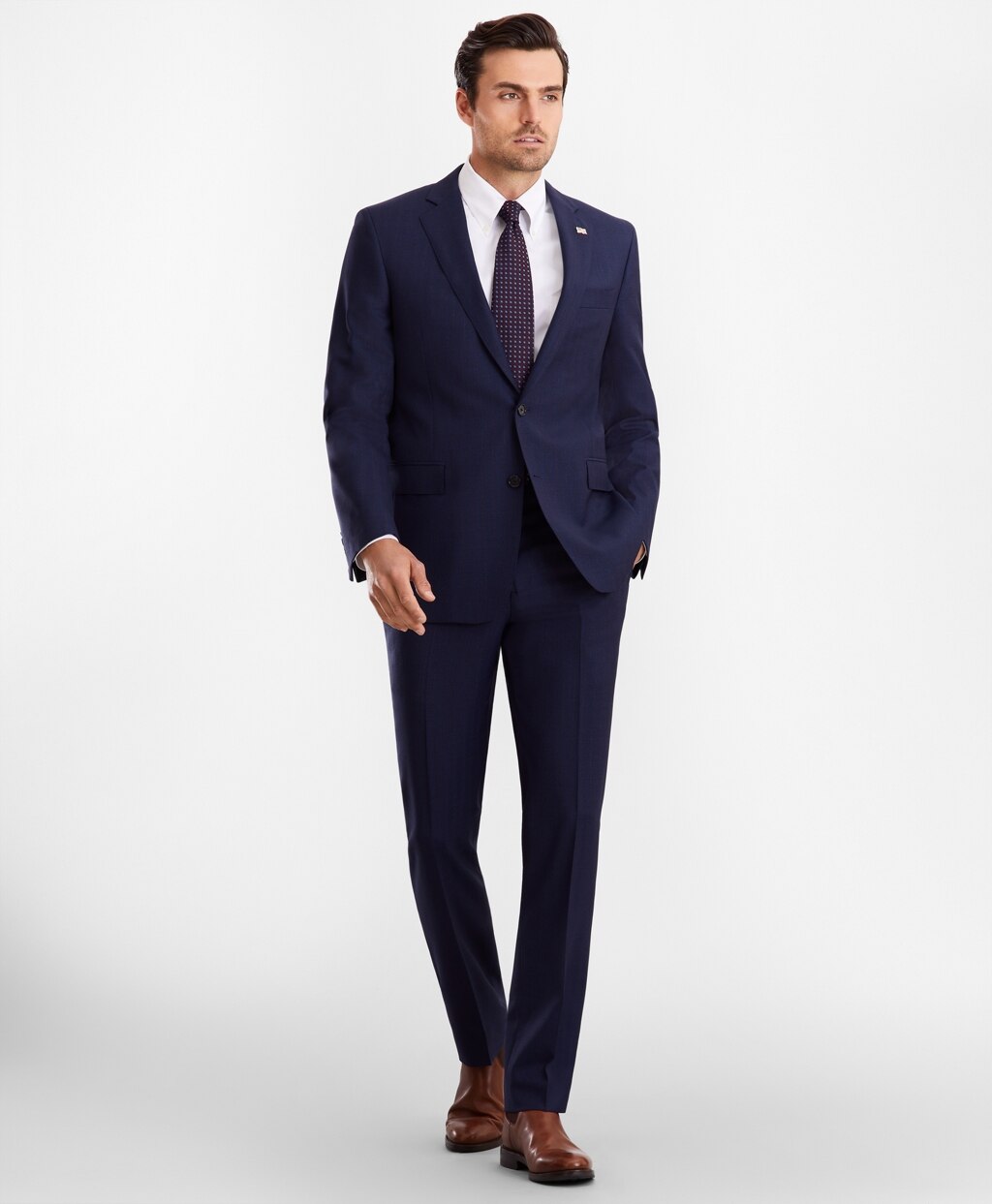 Brooks Brothers Men Regent Fit Stripe 1818 Suit