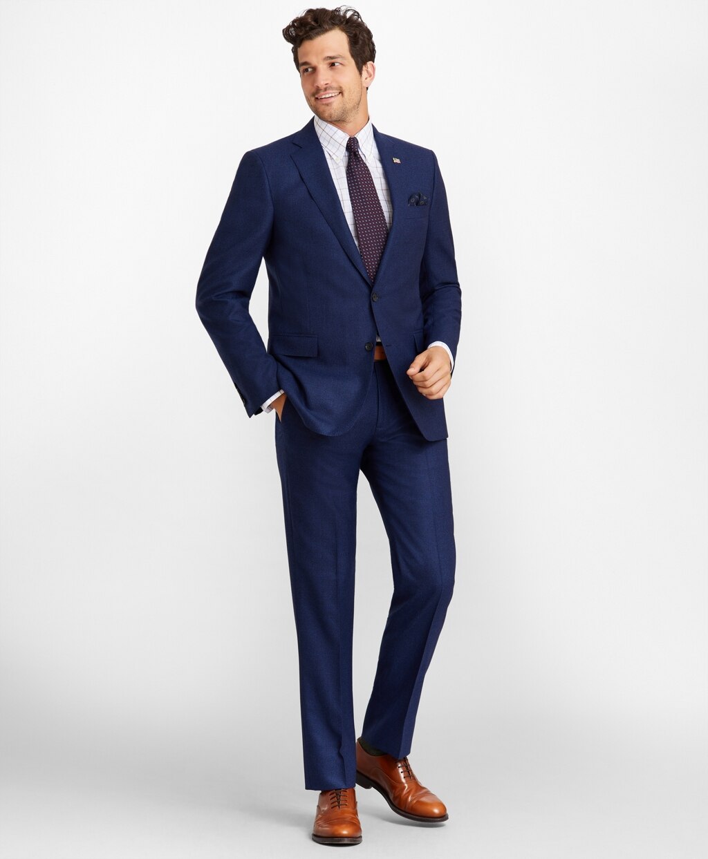 Brooks Brothers Men Regent Fit Two-Button 1818 Suit