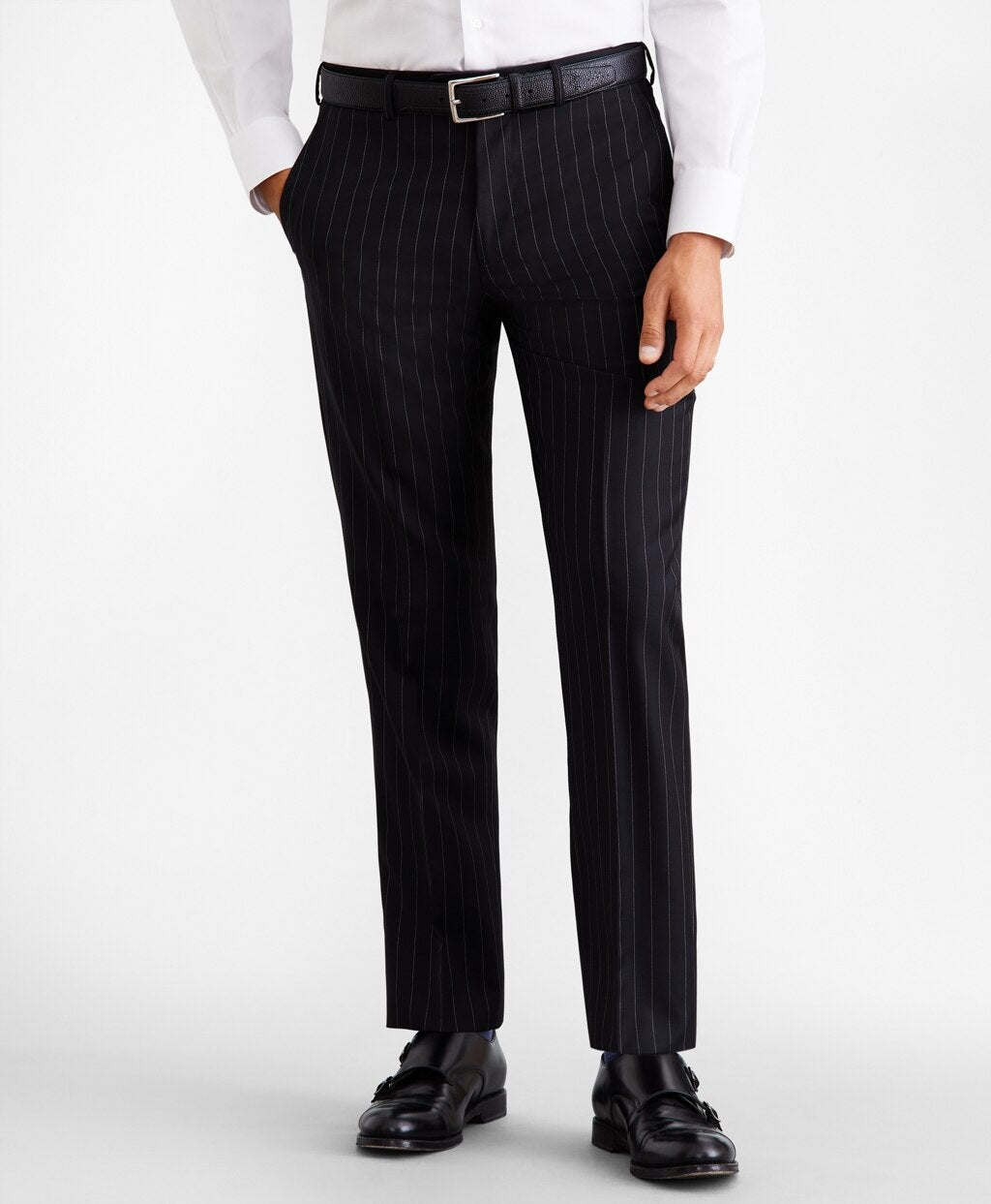 Brooks Brothers Men Regent Fit Two-Button Stripe 1818 Suit