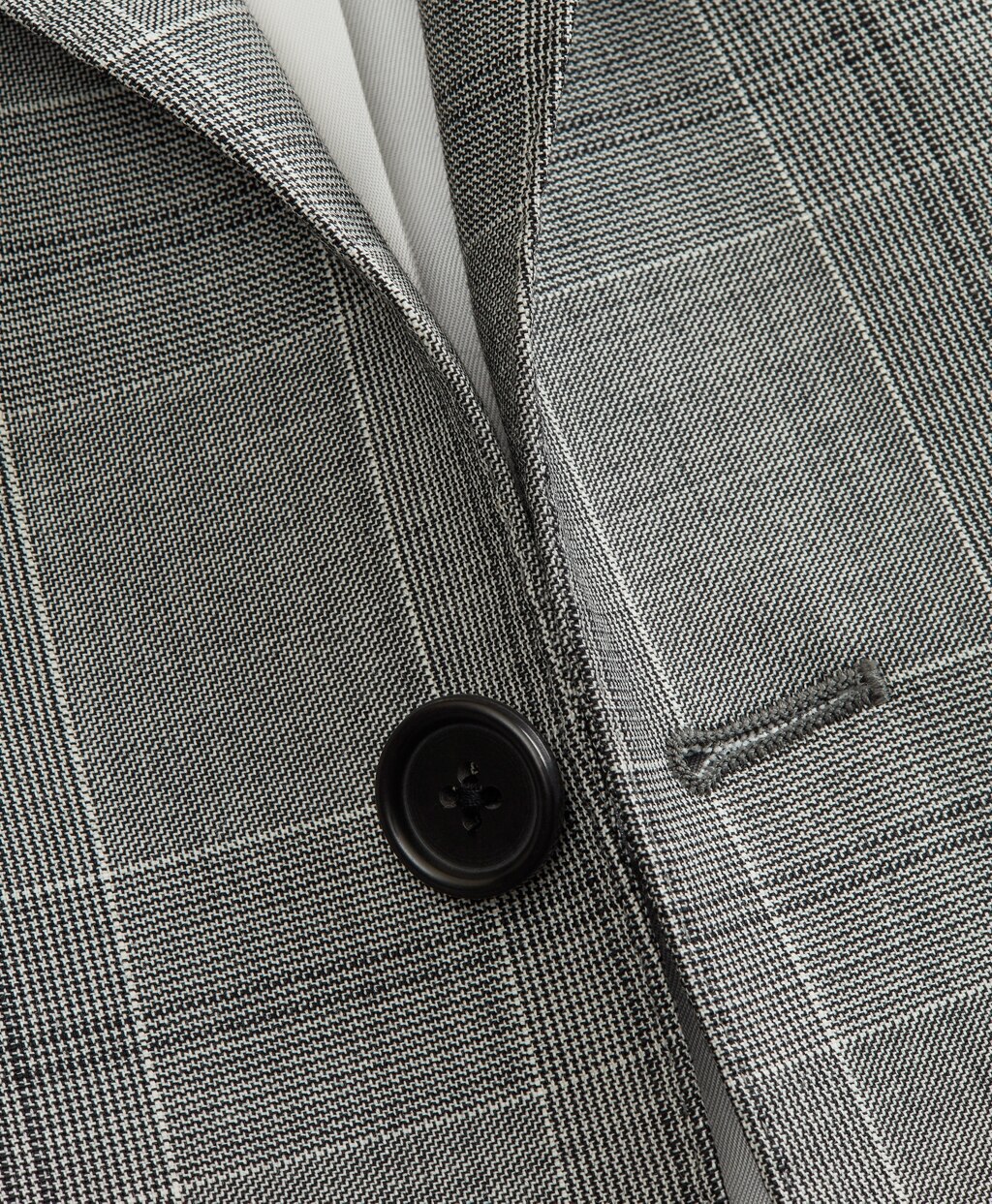 Brooks Brothers Men Milano Fit Three-Button Plaid 1818 Suit