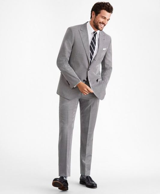 Brooks Brothers Men Regent Fit Three-Button Houndstooth 1818 Suit