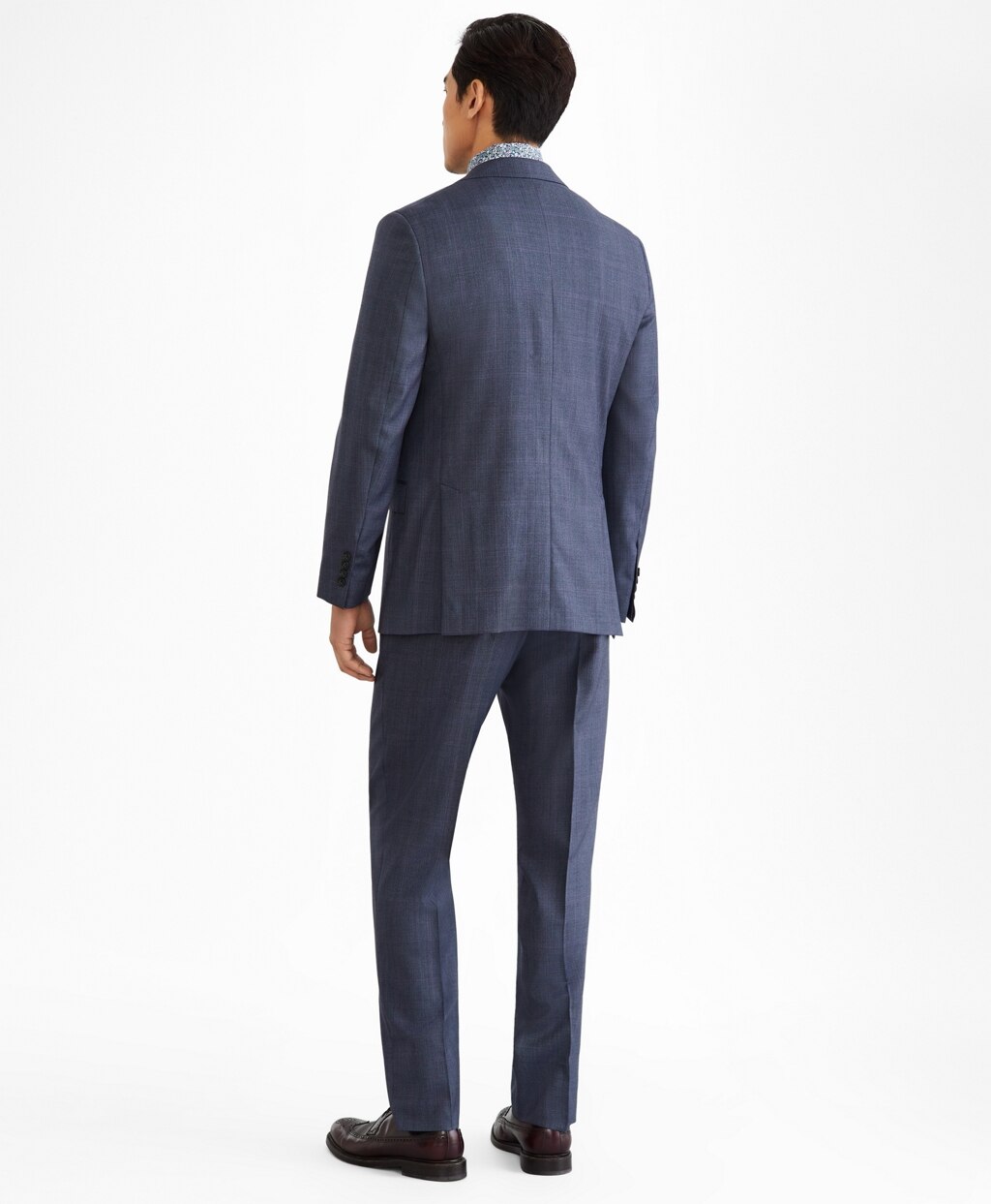 Brooks Brothers Men Regent Fit Two-Button Plaid 1818 Suit