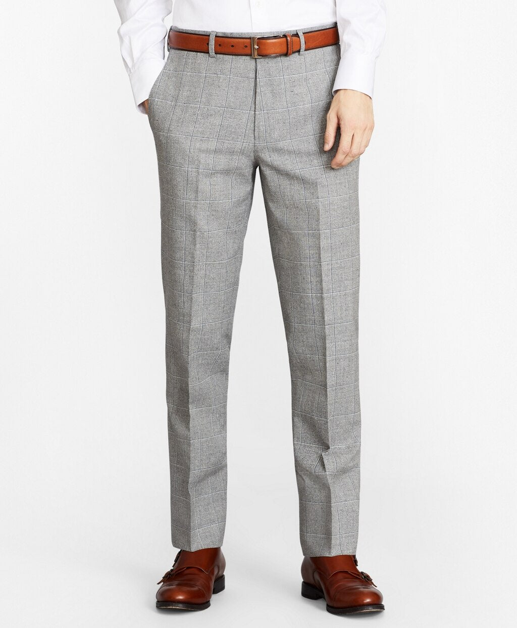 Brooks Brothers Men Regent Fit Multi-Plaid 1818 Suit