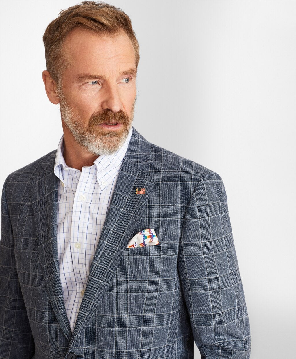 Brooks Brothers Men Madison Fit Combo Check 1818 Suit