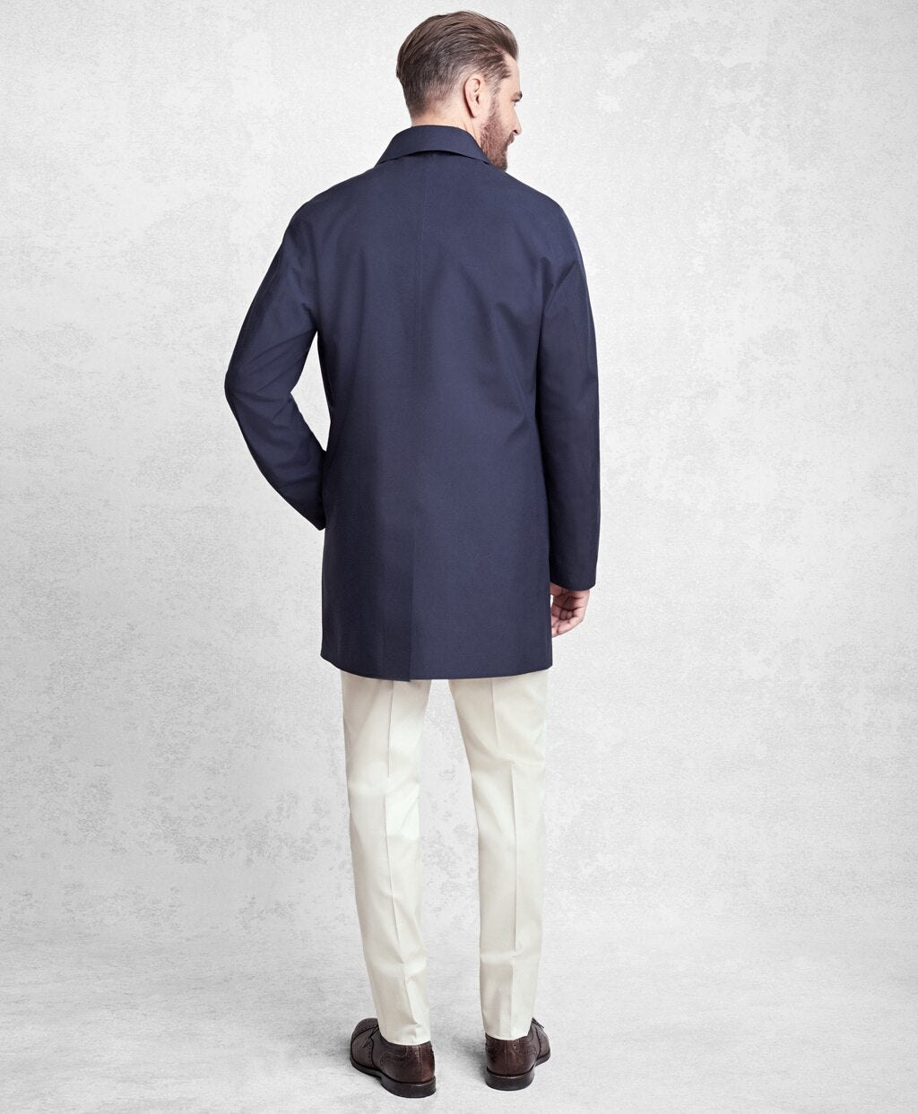 Brooks Brothers Men Golden Fleece® Laser Cut Seamless Trench