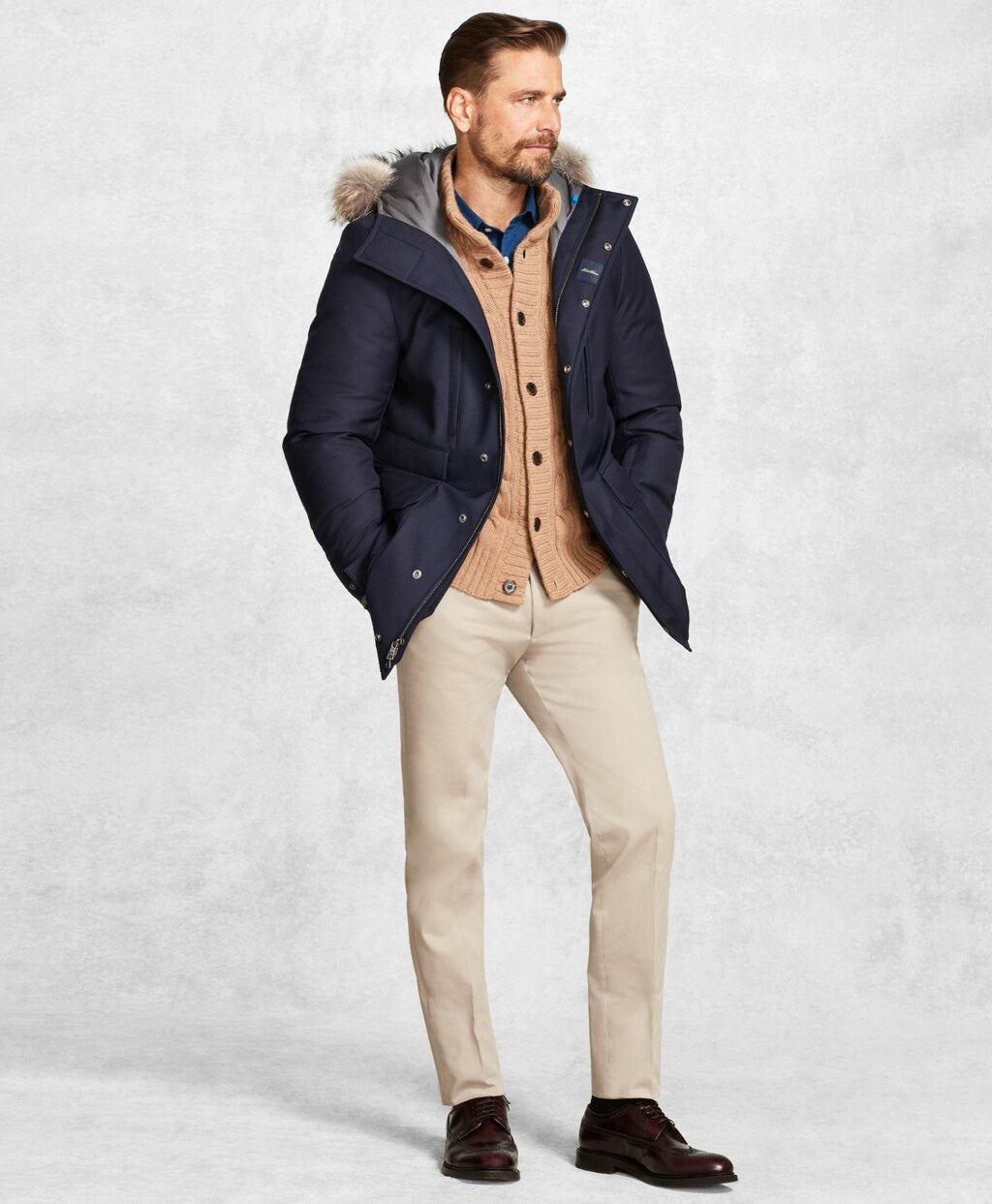 Brooks Brothers Men Golden Fleece® BrooksStorm® Snorkel Coat