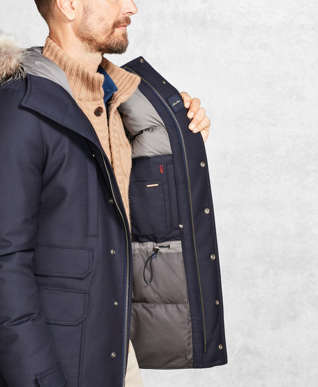 Brooks Brothers Men Golden Fleece® BrooksStorm® Snorkel Coat