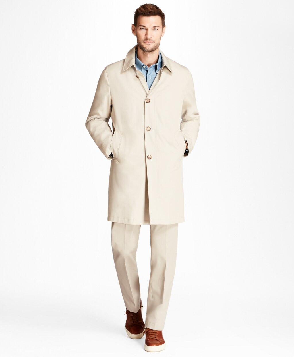 Brooks Brothers Men Newbury Trench Coat
