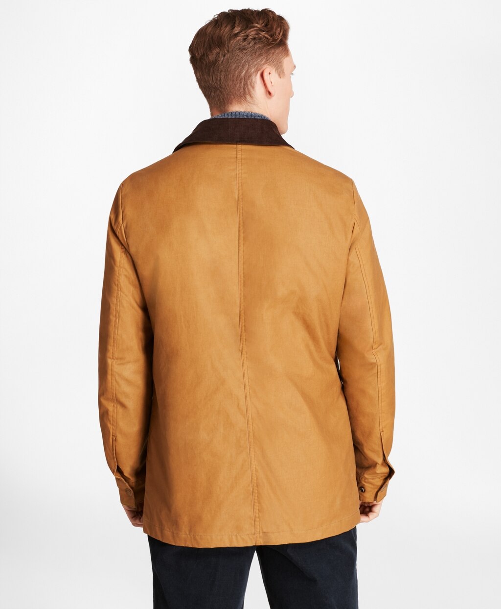Brooks Brothers Men Waxed Field Jacket