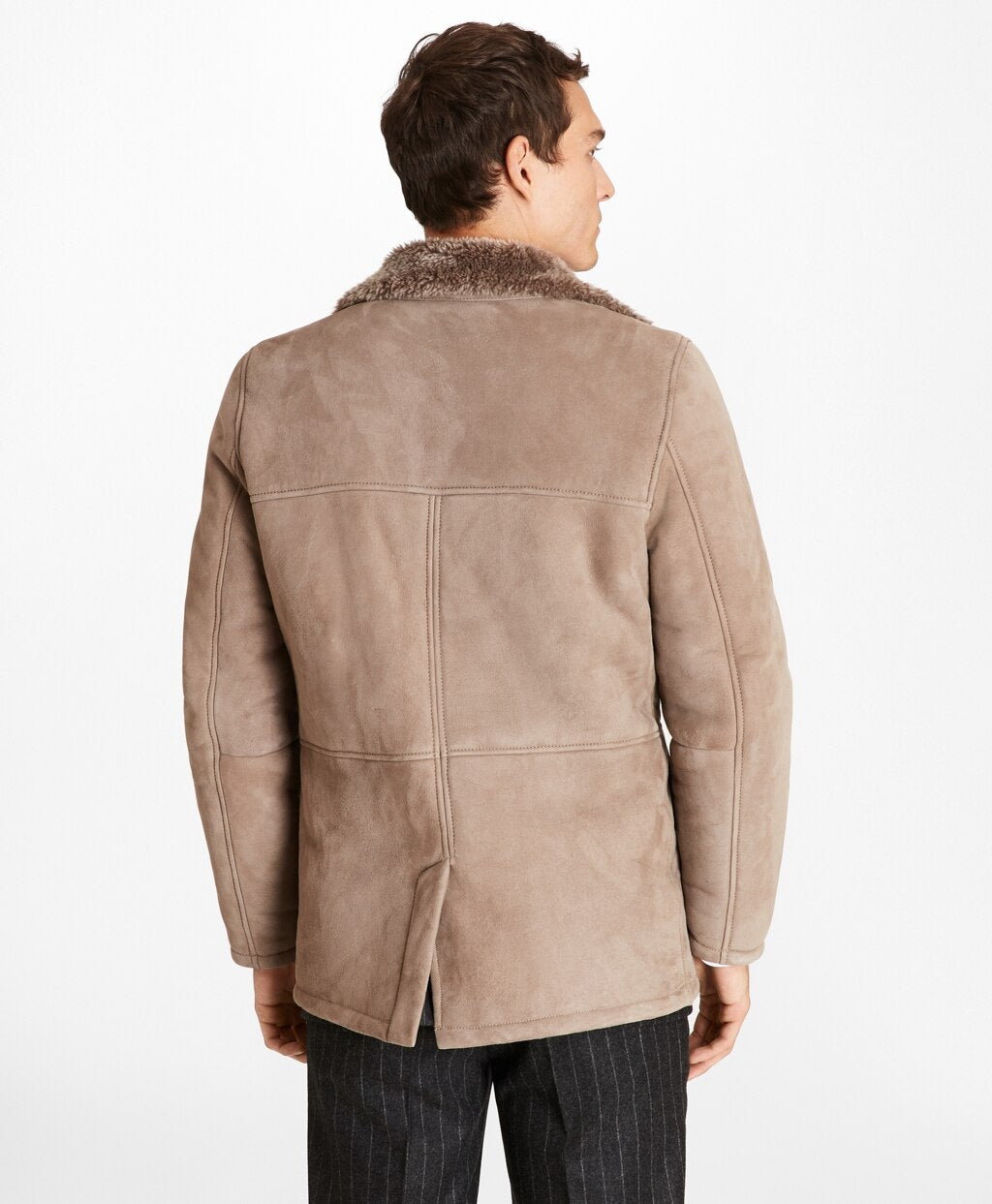 Brooks Brothers Men Shearling Coat