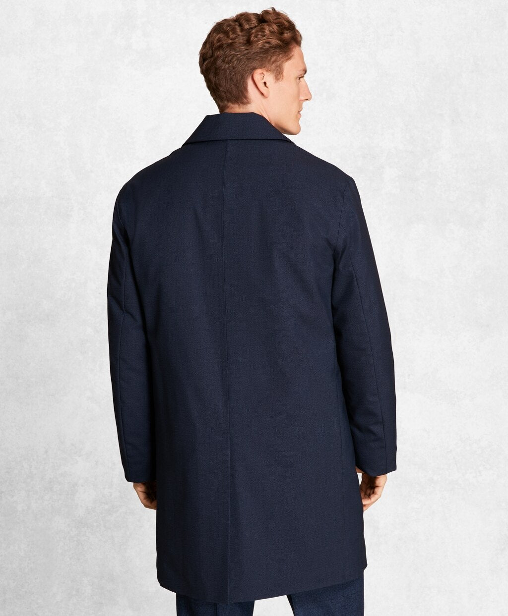 Brooks Brothers Men Golden Fleece® BrooksTech™ Wool-Blend Trench Coat