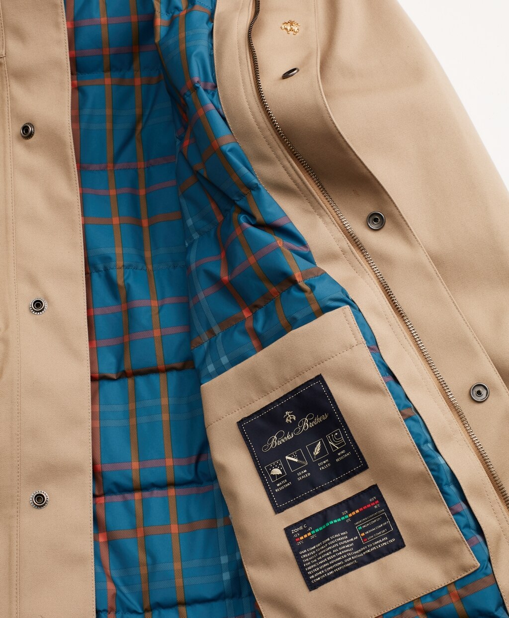 Brooks Brothers Men Golden Fleece® 2-in-1 Twill Parka
