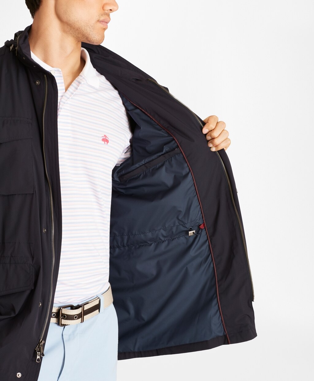 Brooks Brothers Men Water-Repellent Field Jacket