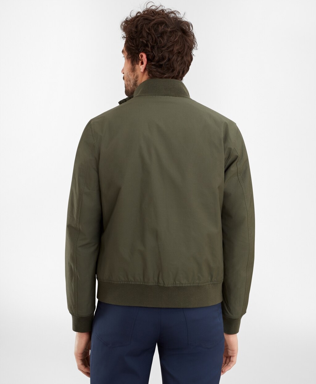 Brooks Brothers Men Reversible Bomber Jacket