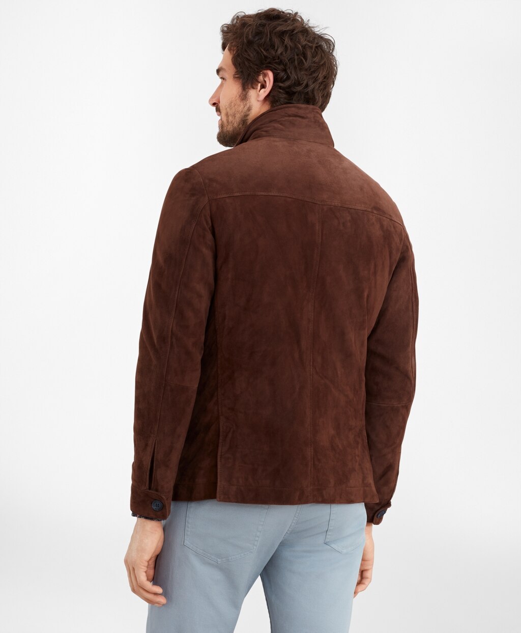 Brooks Brothers Men Suede Field Jacket