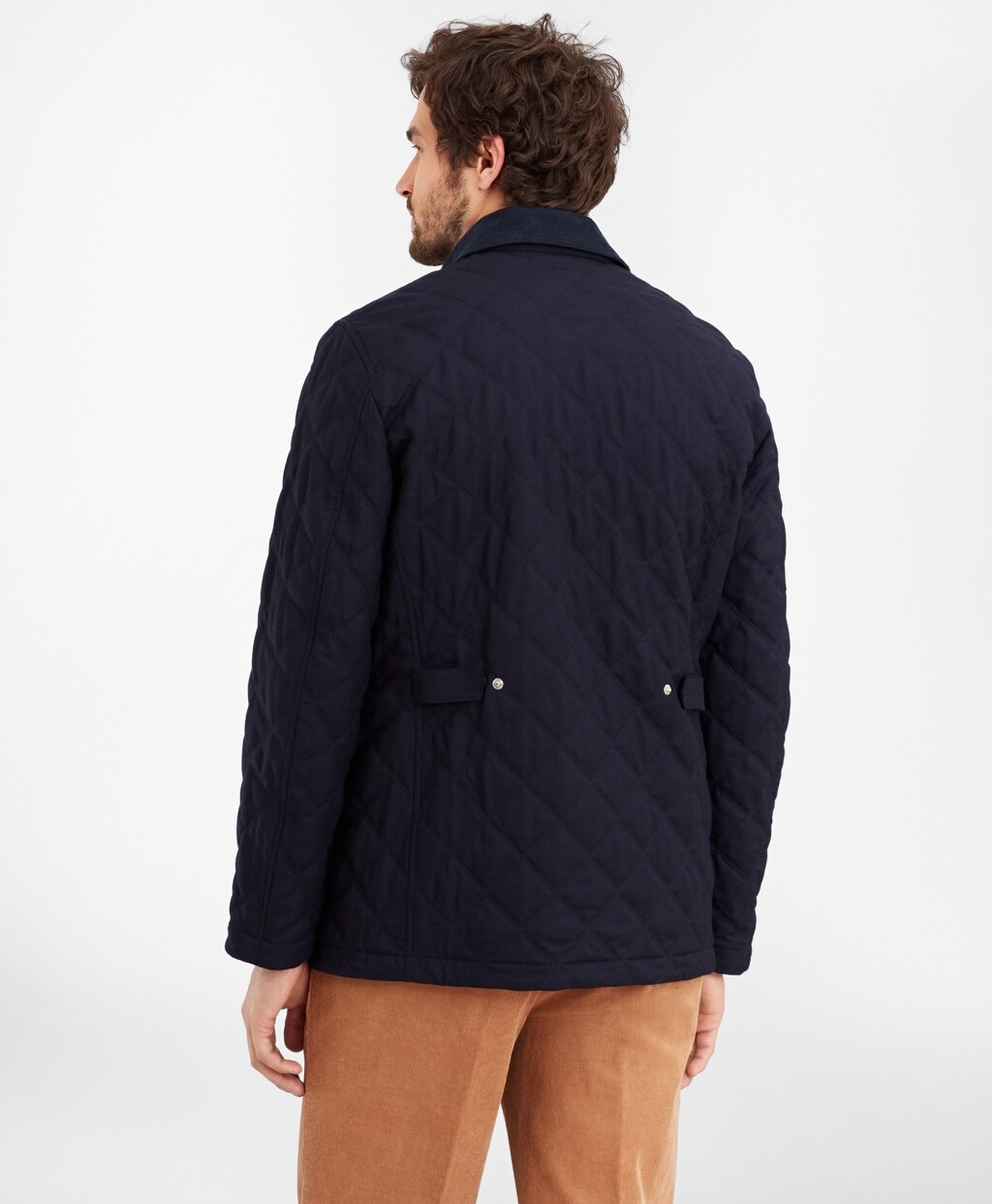Brooks Brothers Men Wool Quilted Jacket