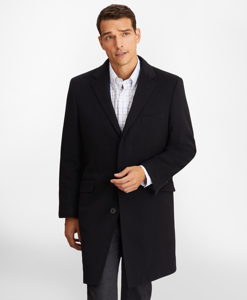 Brooks Brothers Men BrooksStorm® Westbury Cashmere Overcoat