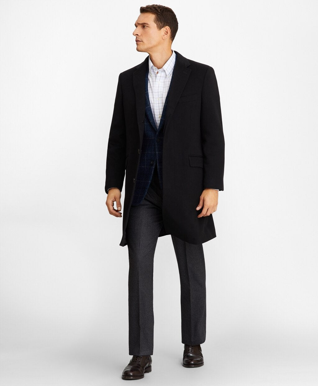 Brooks Brothers Men BrooksStorm® Westbury Cashmere Overcoat