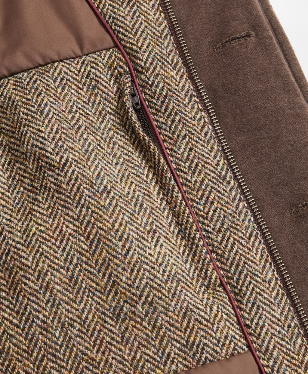 Brooks Brothers Men Harris Tweed Walking Coat