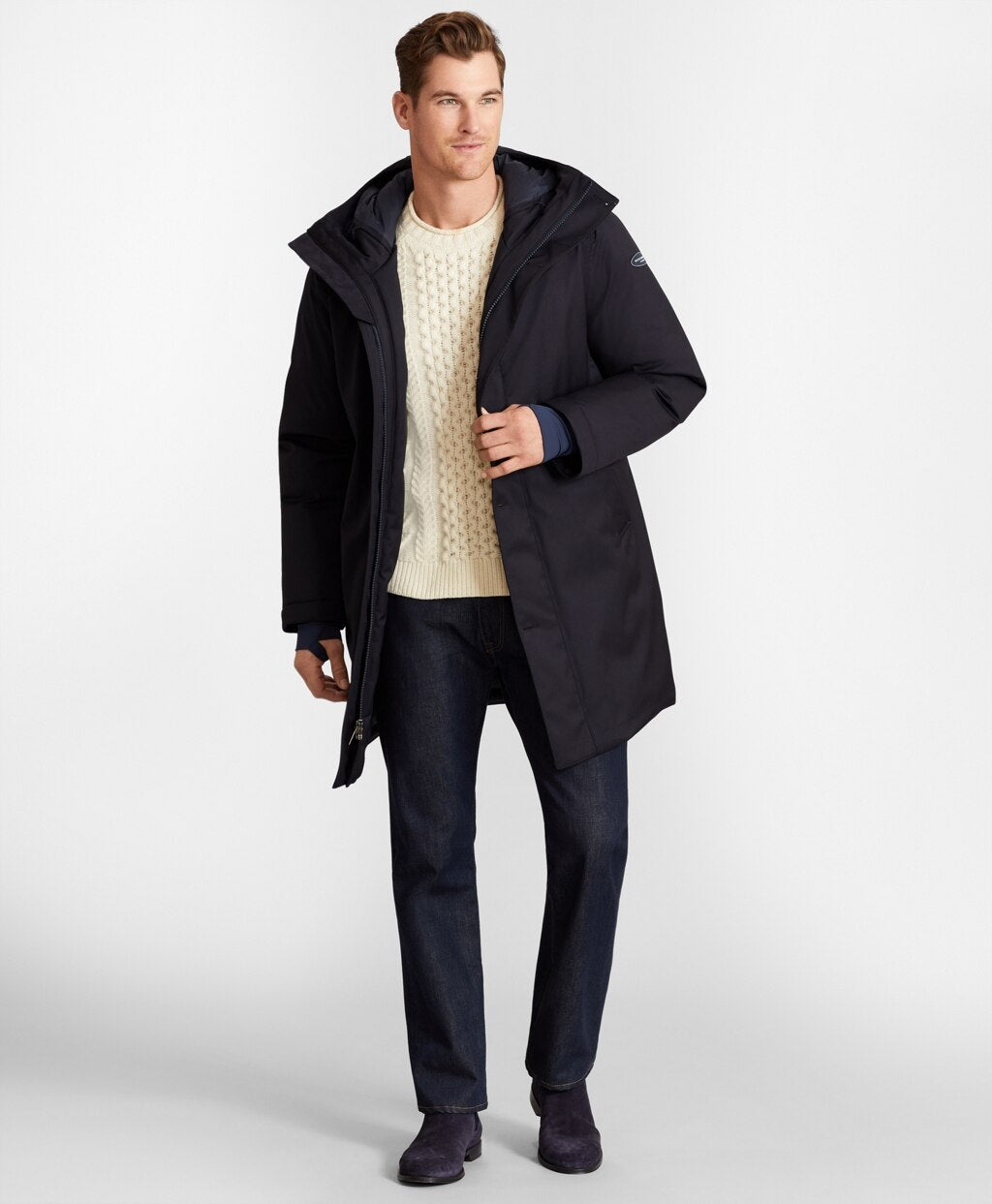 Brooks Brothers Men Polar Series™ Waterproof Wool Parka