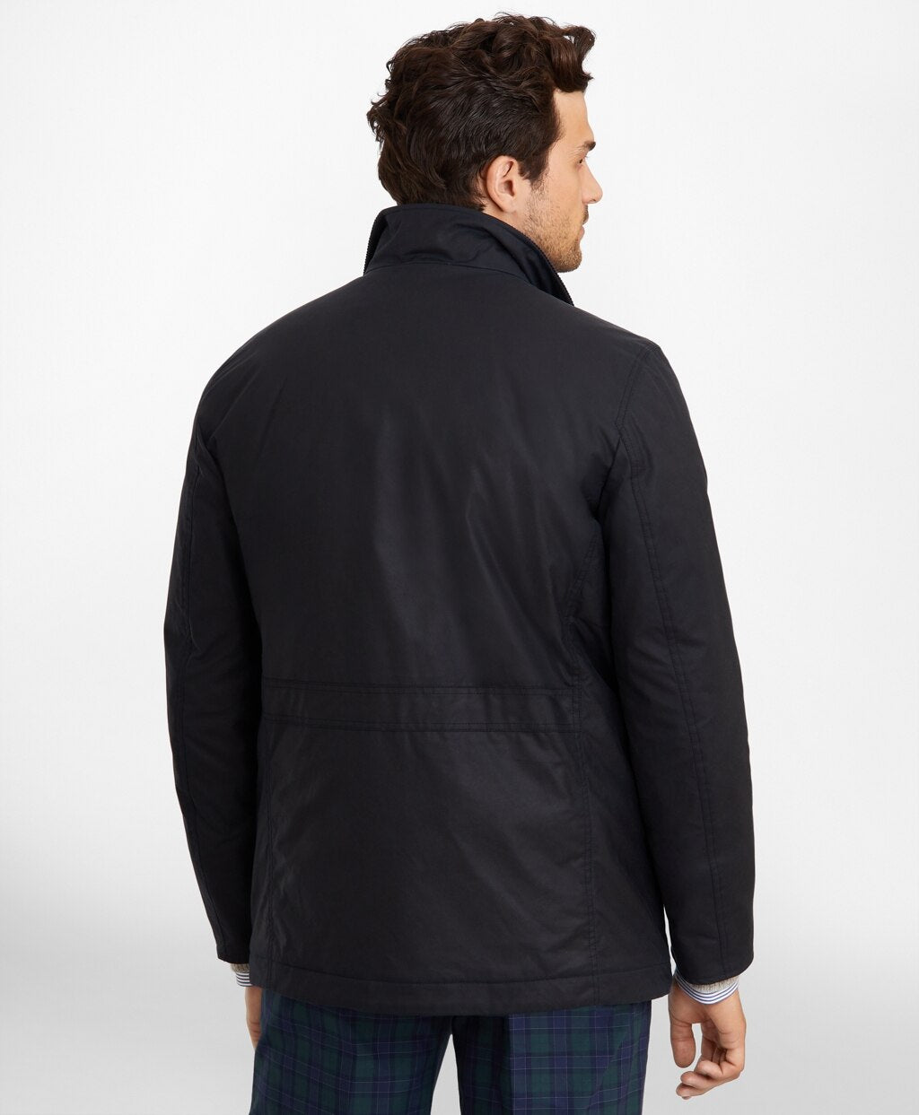Brooks Brothers Men Waxed Cotton Field Jacket