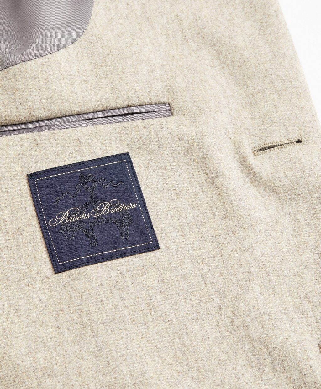 Brooks Brothers Men Golden Fleece® Double-Weave Wool Topcoat
