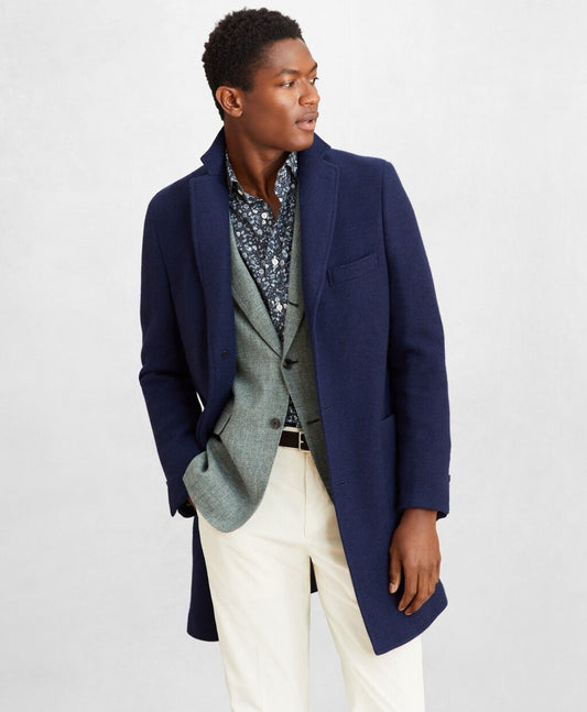 Brooks Brothers Men Golden Fleece® Wool-Cashmere Topcoat