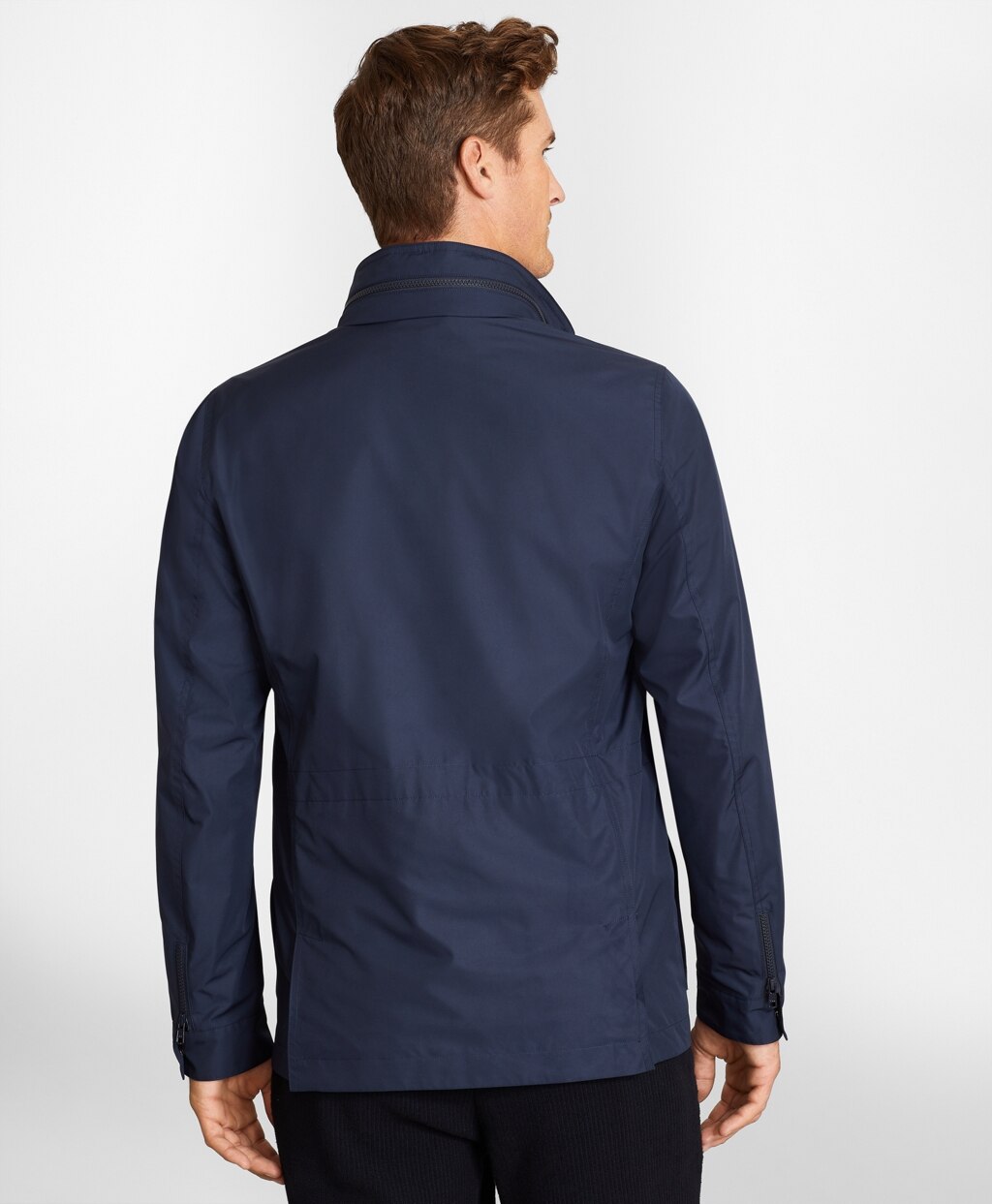 Brooks Brothers Men Water-Repellent Packable Field Jacket